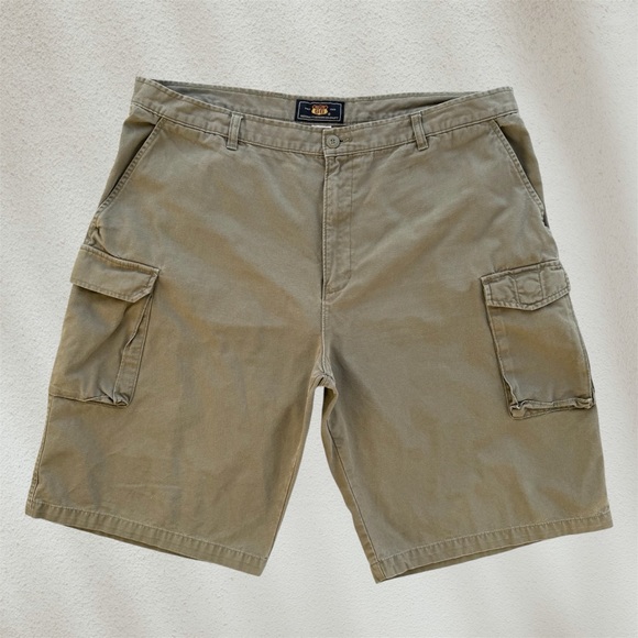 Route 66 Other - Route 66 Big & Tall Olive Green Sturdy Cotton Cargo Shorts ~ Men’s 42